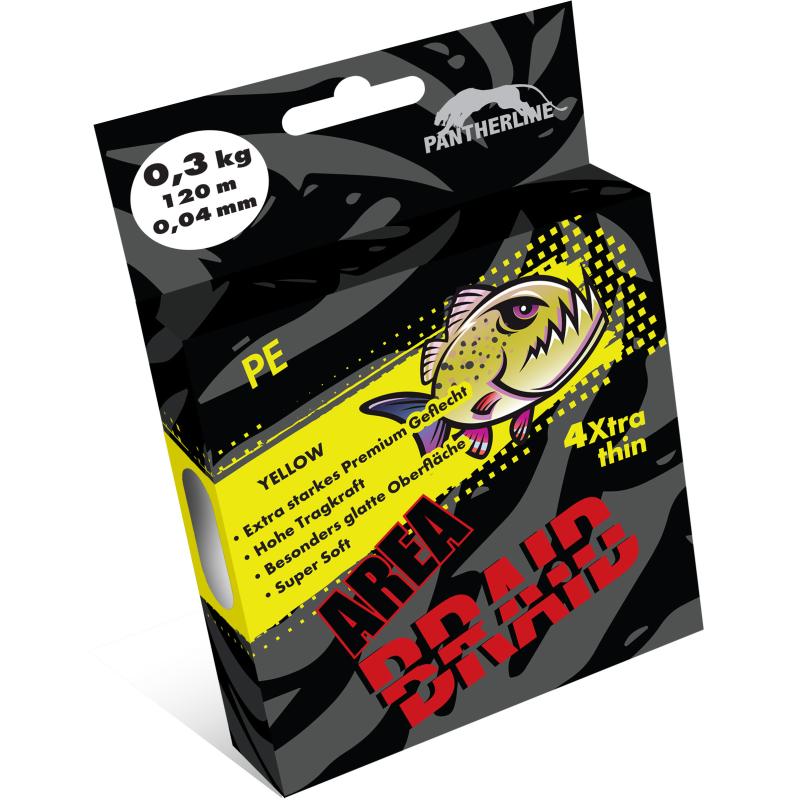 Paladin Pantherline Braid Area 0,06mm 4,1kg 120m grau