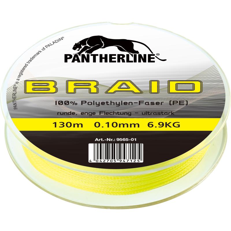 Paladin Pantherline Palabraid 0,10mm 6,9kg 130m fluogelb