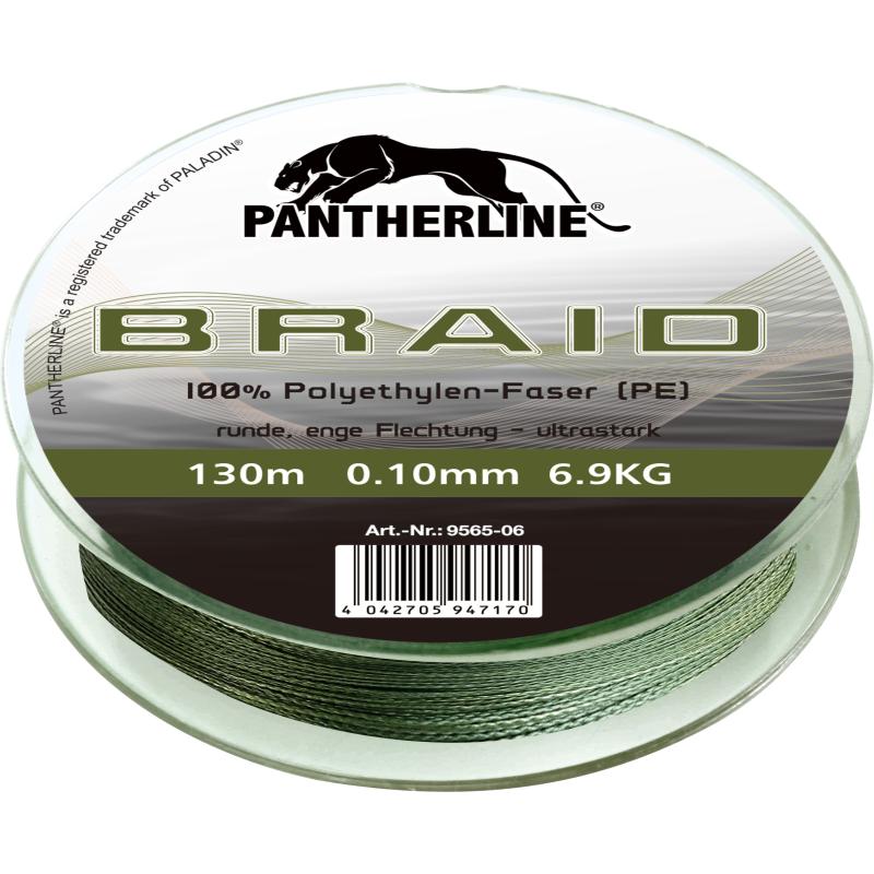 Produktbild Paladin Pantherline Palabraid 0,10mm 6,9kg 130m dunkelgr&uuml;n