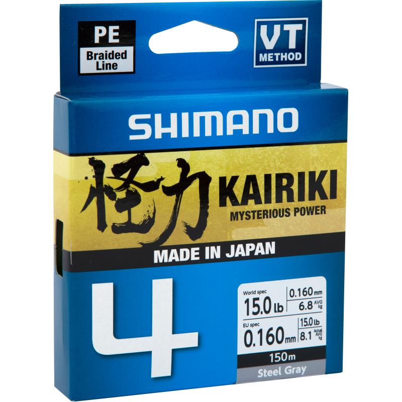 Produktbild Shimano Kairiki 4 150M Steel Gray 0,100mm/6,8Kg