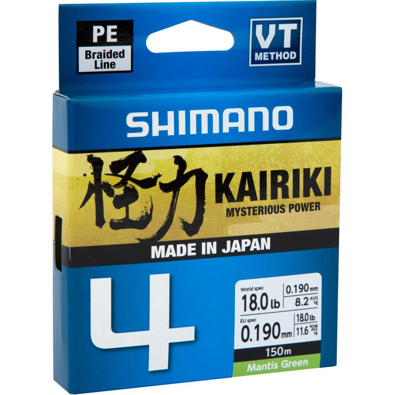 Shimano Kairiki 4 300M Mantis Green 0,190mm/11,6Kg