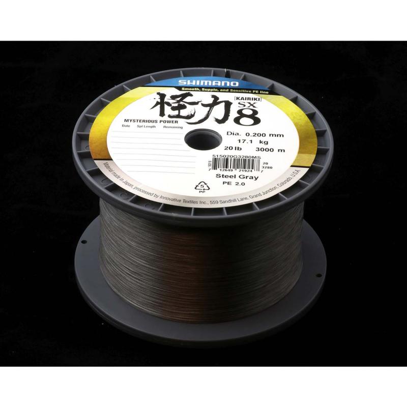 Produktbild Shimano KAIRIKI 8 3000m Steel Gray 0.215mm/20.8kg