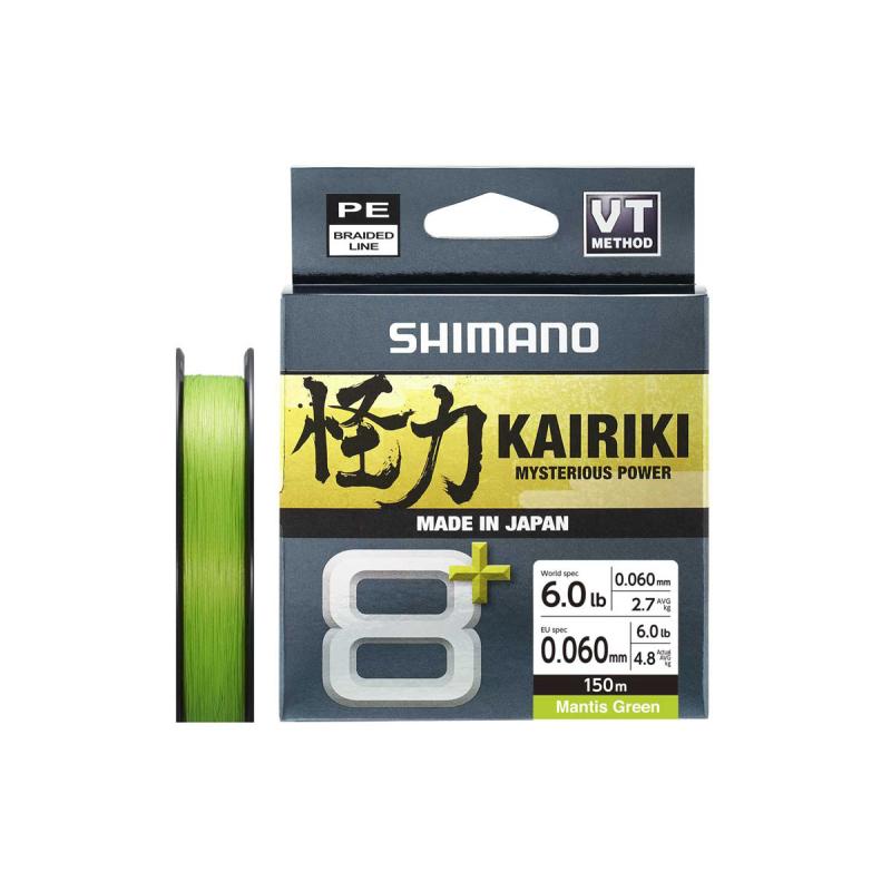 Produktbild Shimano Kairiki 8+  150m 0.06mm 4.8kg Mantis Green
