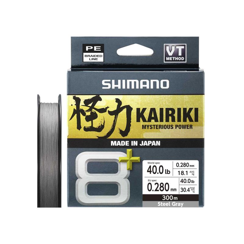 Produktbild Shimano Kairiki 8+ 300m 0.28mm 30.4kg Grey