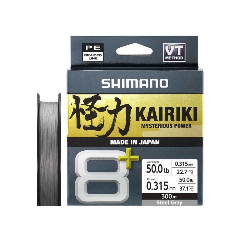 Produktbild Shimano Kairiki 8+ 300m 0.315mm 37.1kg Grey