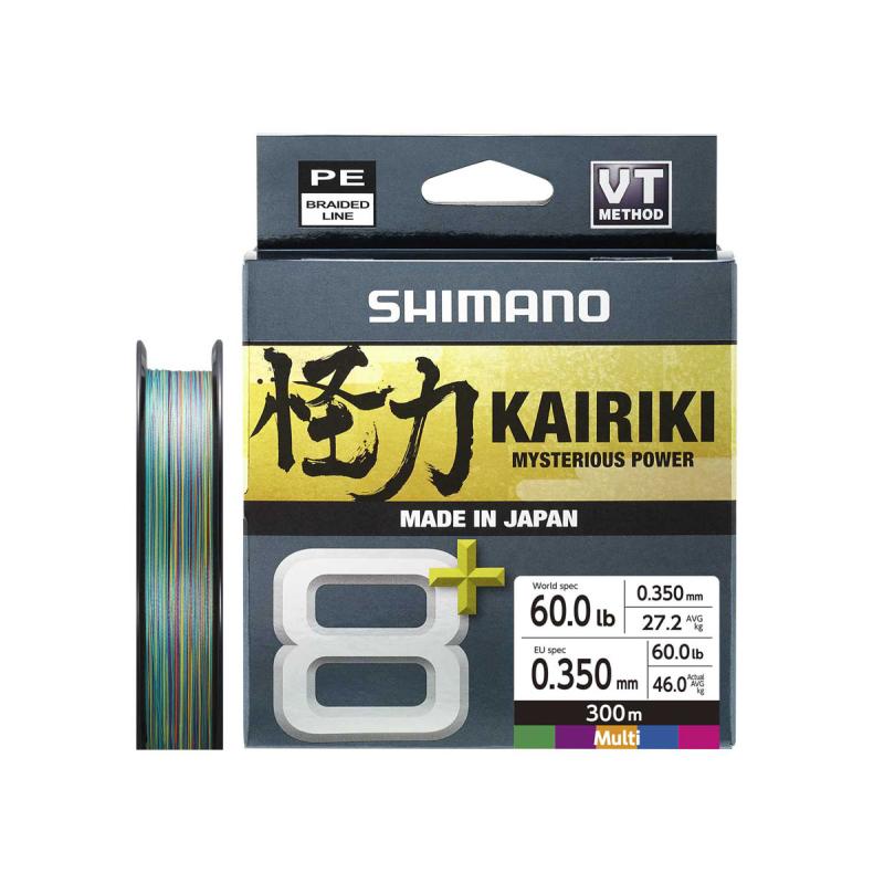 Produktbild Shimano Kairiki 8+ 300m 0.35mm 46.0kg Multi Color