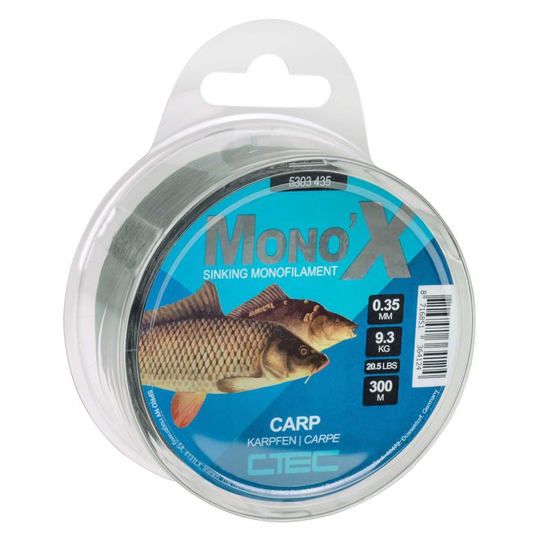 Ctec Mono X Carp Schwarz 0.30Mm/7.6Kg 400M