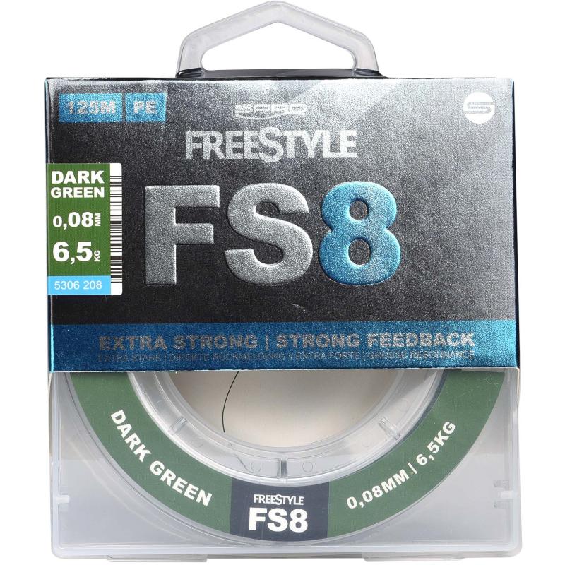 Spro Fs8 Braid Dark Green 0,10mm 125M