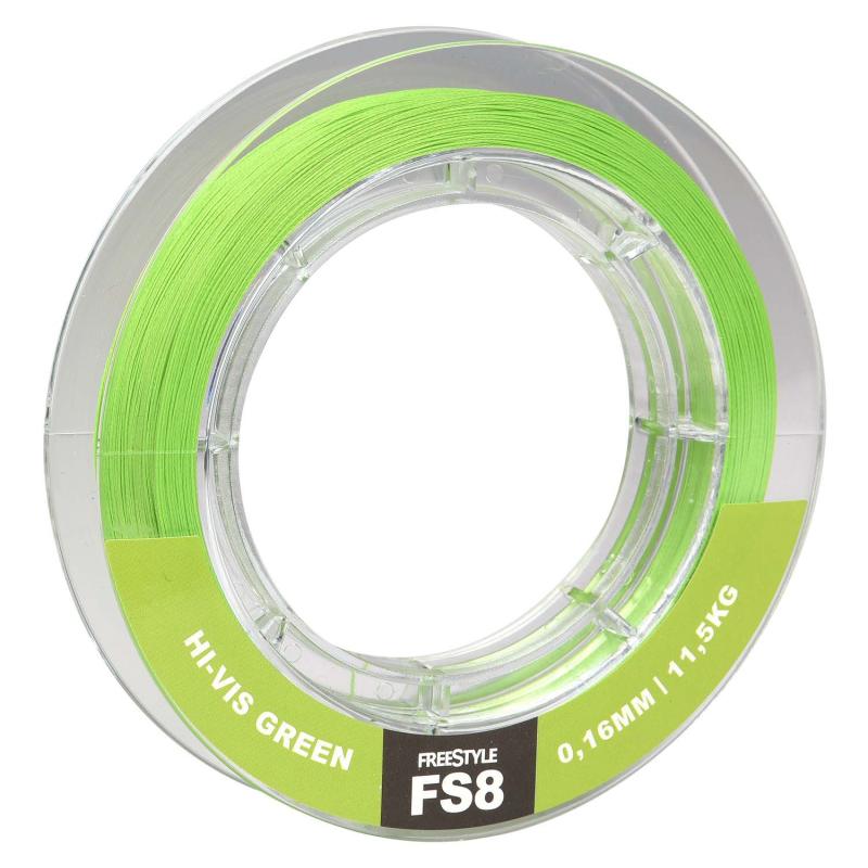 Spro Fs8 Braid Hi-Vis Chartreuse 0,10mm 125M