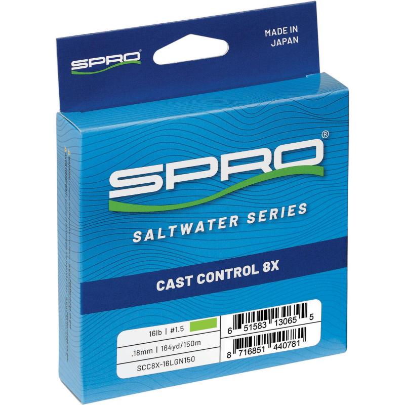 Spro Cast Control 8X 10Kg 150M 0.18 Limegrn