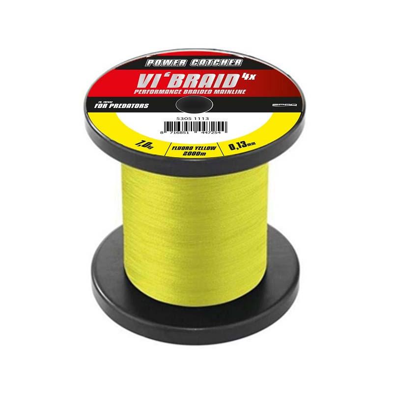 Produktbild Spro Vi'Braid Yellow 0,10mm 2000m