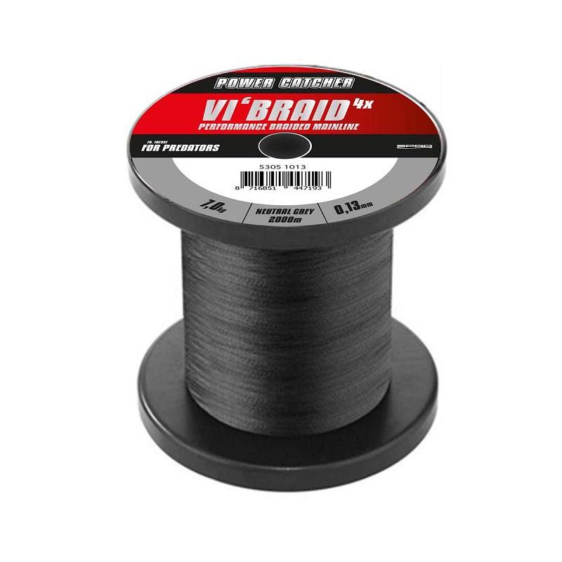 Produktbild Spro Vi'Braid Grey 0,10mm 2000m