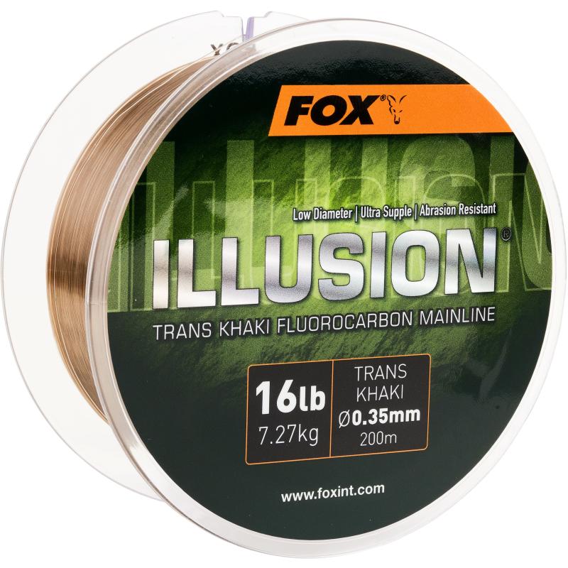 Produktbild FOX Edges Illusion Soft Mainline x 200m 0.350mm 16lb/7.27kg trans khaki