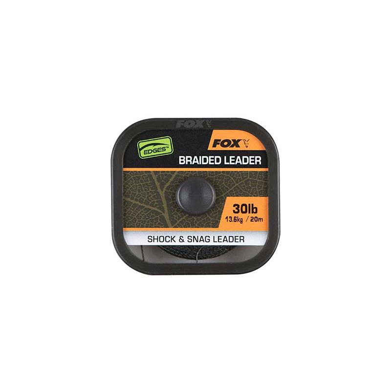 Fox Naturals Braided Leader x20M 30lb/13.6kg