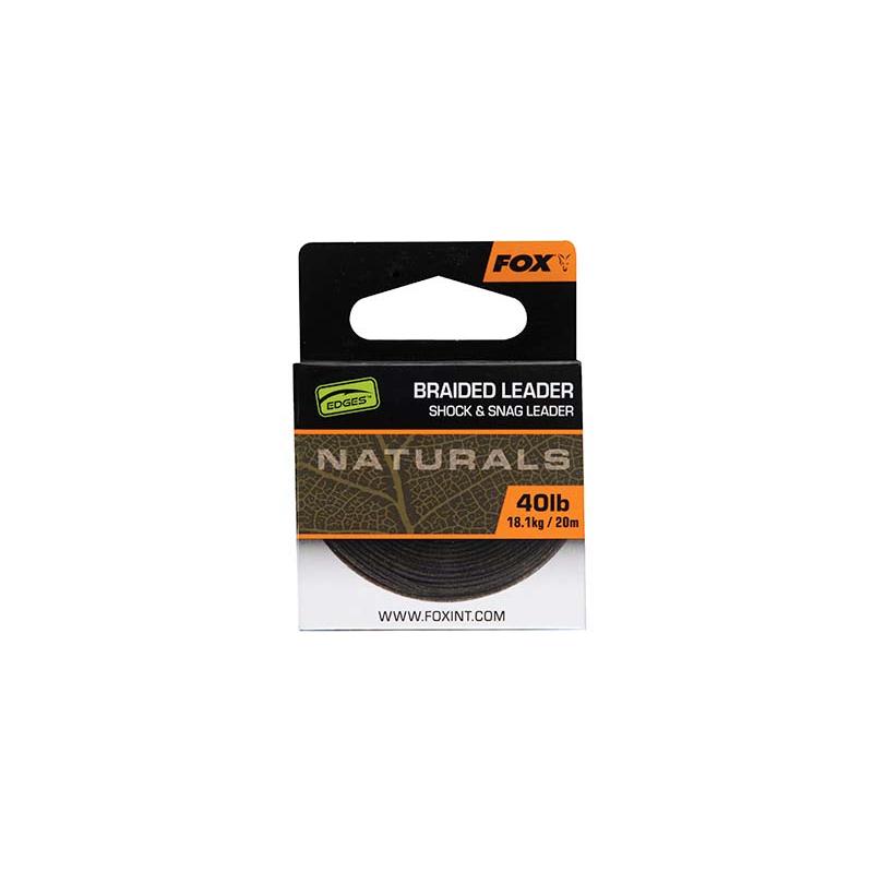 Produktbild Fox Naturals Braided Leader x20M 40lb/18.1kg
