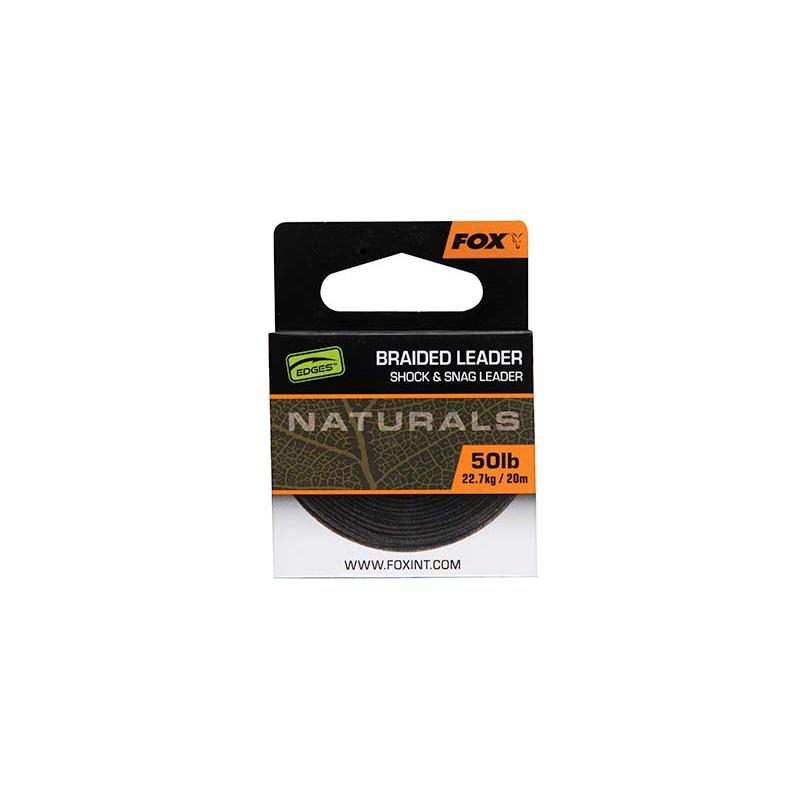 Produktbild Fox Naturals Braided Leader x20M 50lb/22.7kg