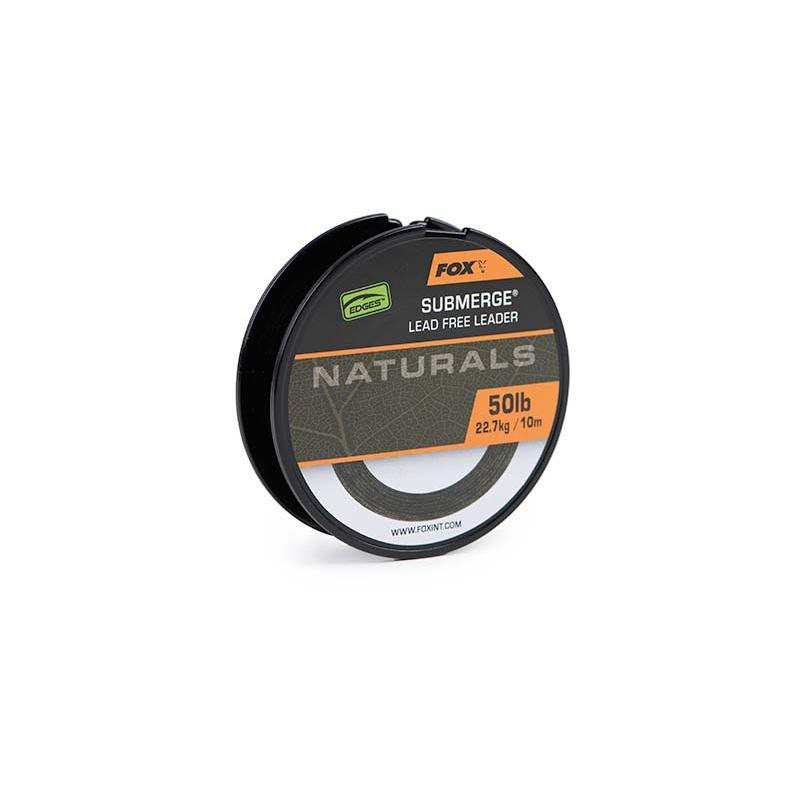 Fox Naturals Submerge Leader x10m 50lb/22.7kg