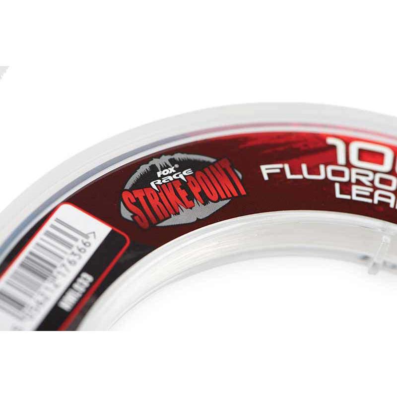 Fox Rage Strike Point Fluro Leader 0.9mm 79.37LB