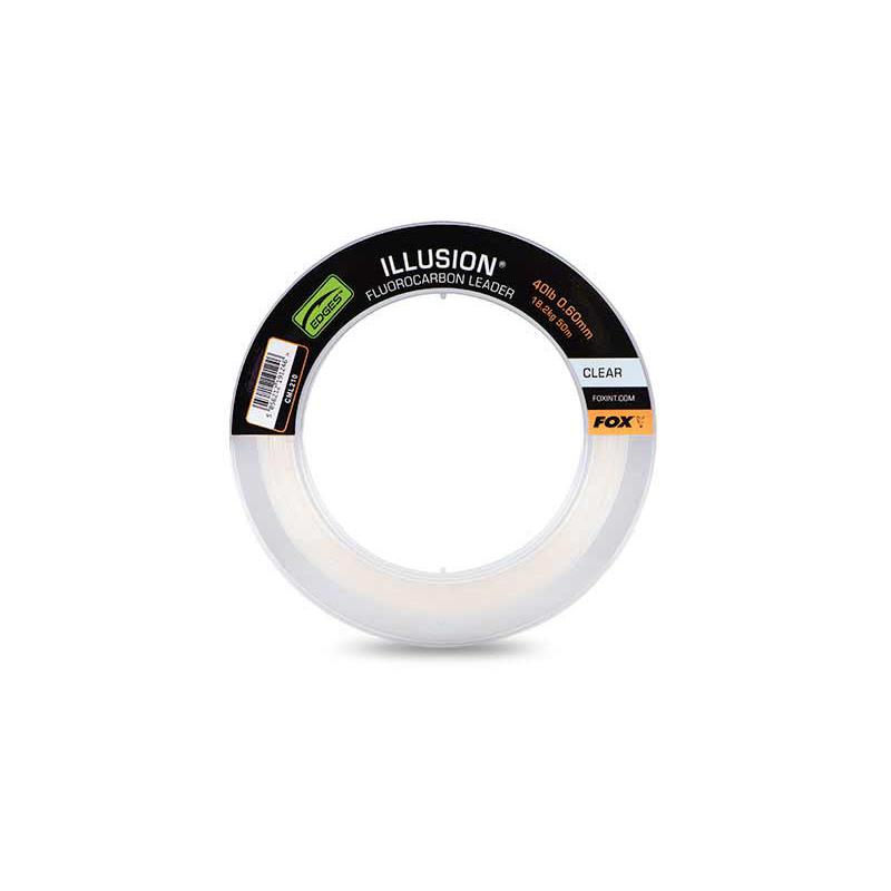 Fox Illusion Fluorocarbon Leader 30lb 13.6kg (0.50mm) x 50m - Clear