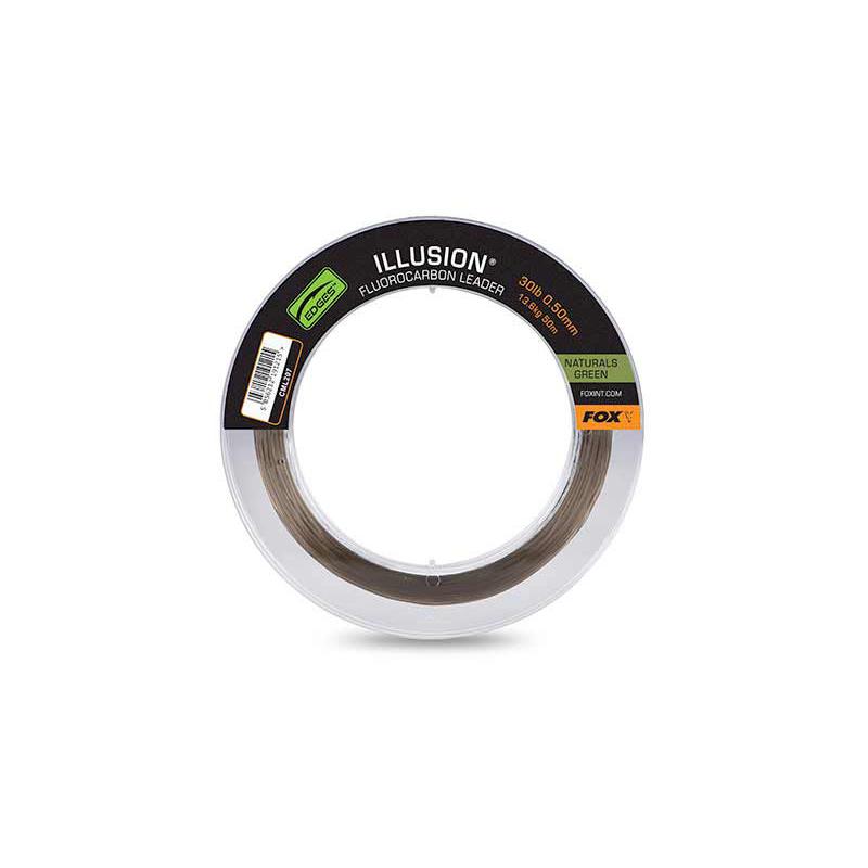 Fox Illusion Fluorocarbon Leader 40lb 18.2kg (0.60mm) x 50m - Clear