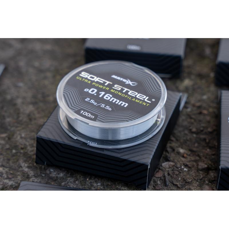 Matrix Soft Steel Ultra Power Monofilament 0.14mm 100m