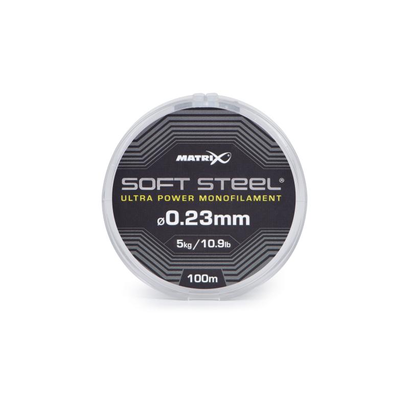 Matrix Soft Steel Ultra Power Monofilament 0.23mm 100m