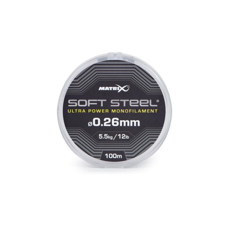 Produktbild Matrix Soft Steel Ultra Power Monofilament 0.26mm 100m