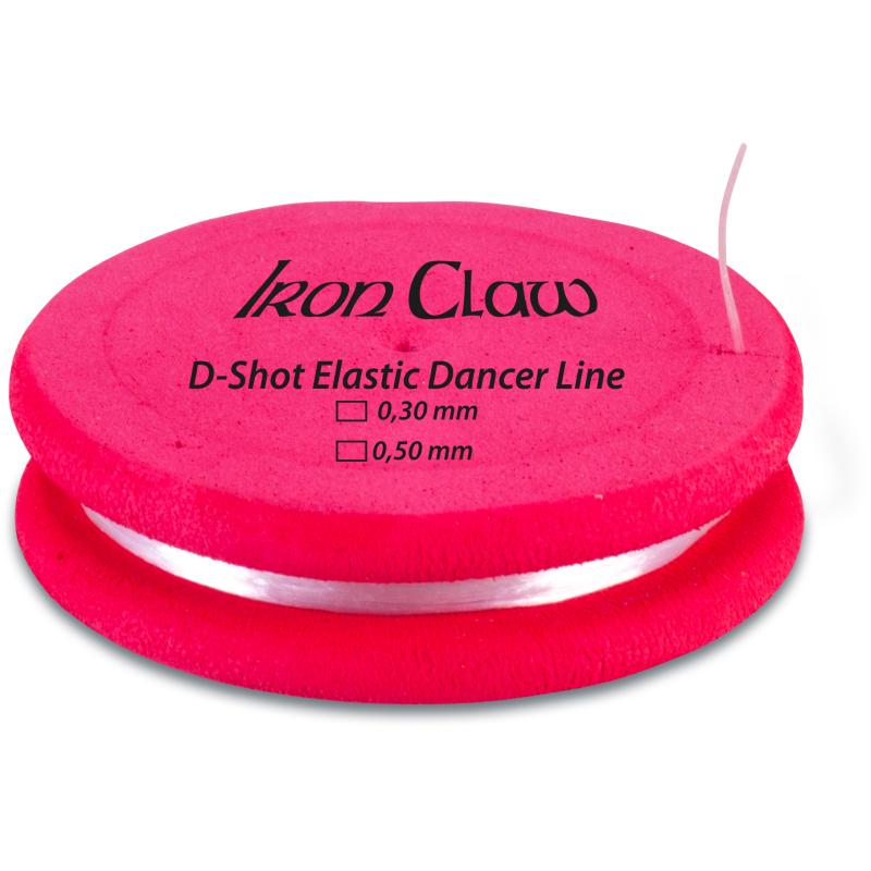 Iron Claw D-Shot Elastic Dancer Line 0,50mm, 3m