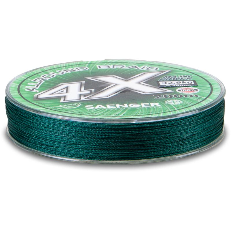 S&auml;nger 4-fach Allround Braid 200m 0,35mm/30,7kg