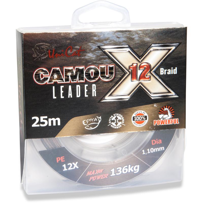 Uni Cat Camou X-12 Leader 25m 1,10/136kg