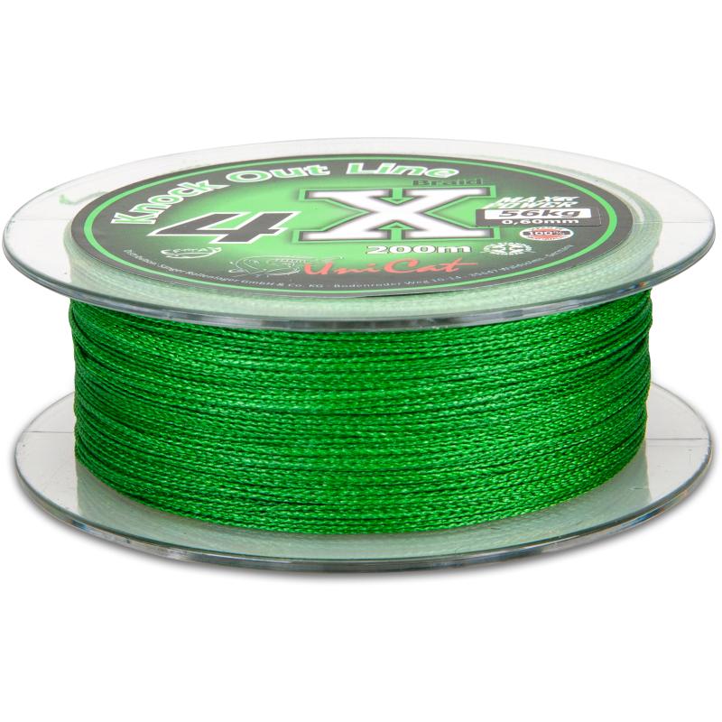 Uni Cat 4 X Knock Out Line 200m 0,60mm/56kg