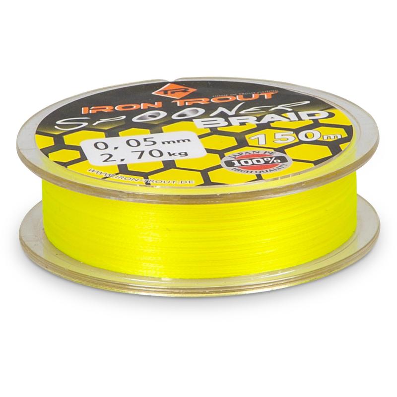 Iron Trout Spooner Braid 0,06mm Yellow 150m