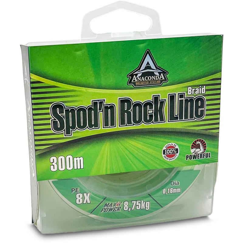Anaconda Spod&acute;n Rock Line Fl. Green 300m 0,18mm/10,45kg