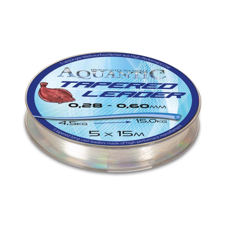 Aquantic Tapered Leader 0,28-0,60mm 5x15m