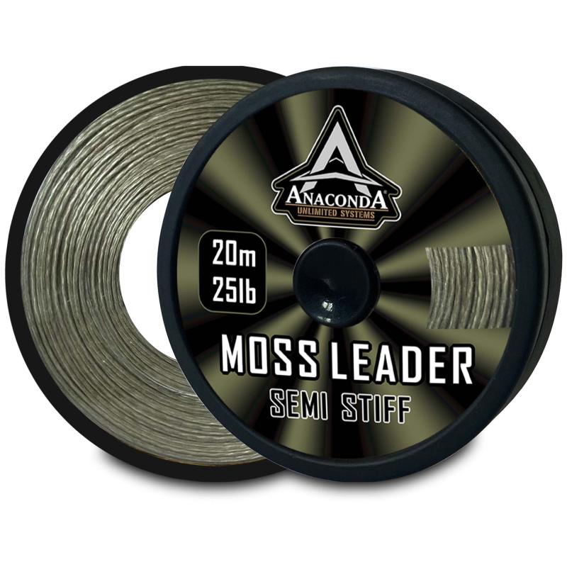 Anaconda Semi Stiff Moss Leader 20M/25Lb