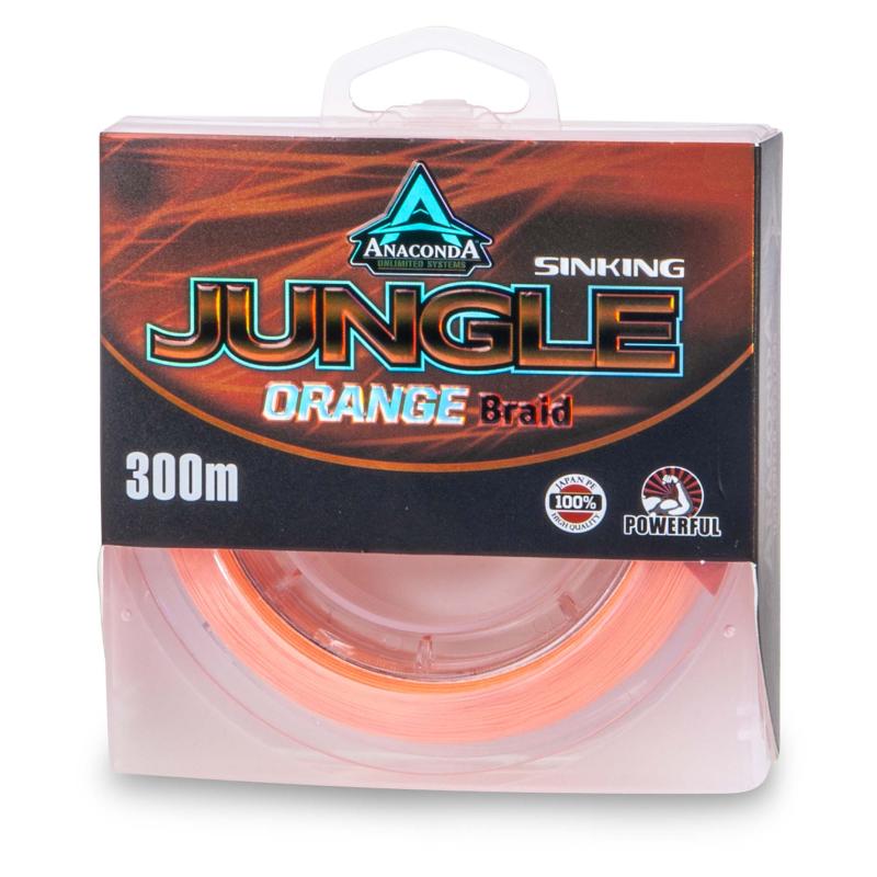 Produktbild Anaconda Jungle Orange Sinking Braid 300M 0,20mm