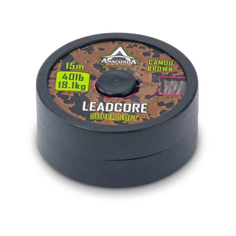 Anaconda Super Soft Leadcore Camou Brown 15m/50lb- 22,7kg