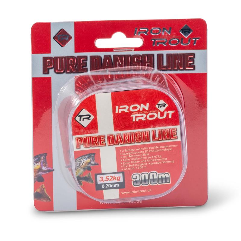 IRON TROUT Pure Danish Line 300m 0,20mm/3,52kg