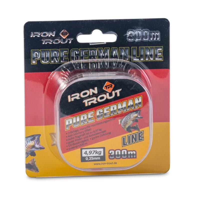 IRON TROUT Pure German Line 300m 0,18mm/2,88kg