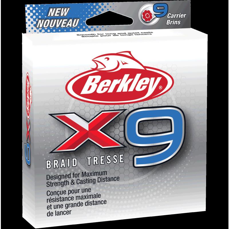 Produktbild Berkley X9 Braid Low Vis Green 4lb 6.4kg 150m 0.06mm