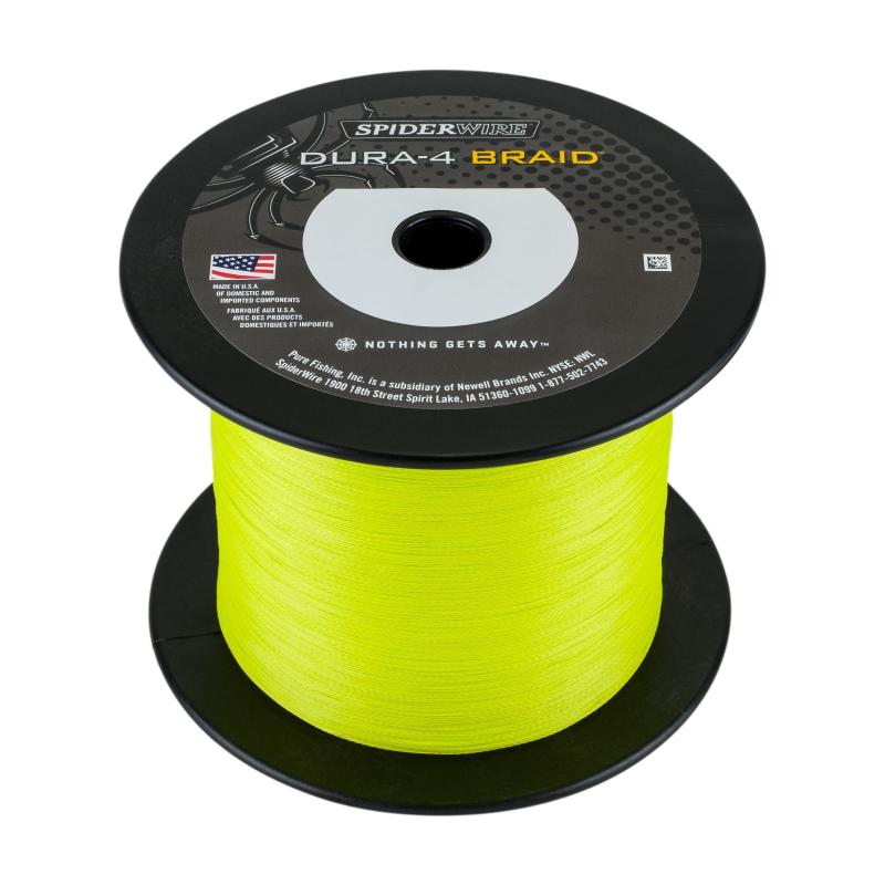 Spiderwire Dura 4 Braid 1800M 0.10Mm/9.1Kg Yel