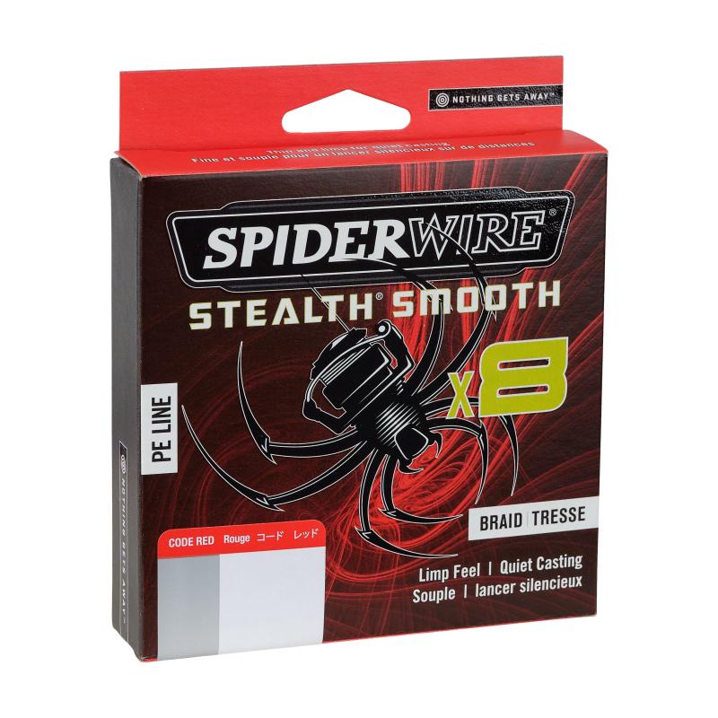 Spiderwire Stealth Smooth8 0.23mm 150M 23.6K code red