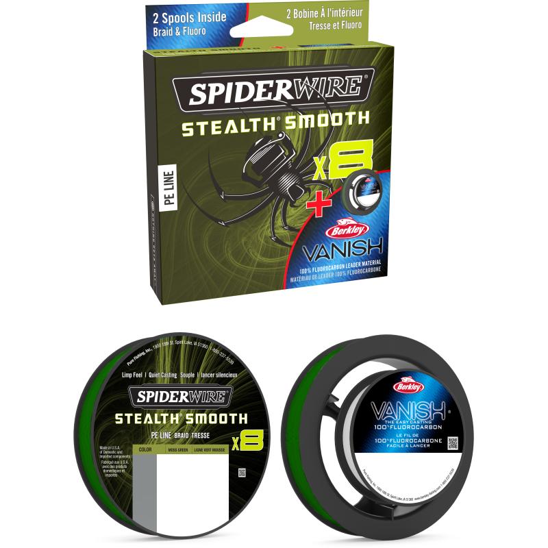 SpiderWire DUO Spool Ss8 150M Msgrn/Vanish 50M 0.11/0.32