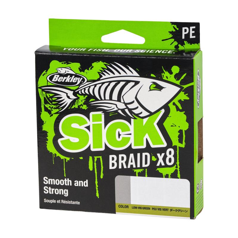 Berkley Sick Braid Moss Green 0.10 300m