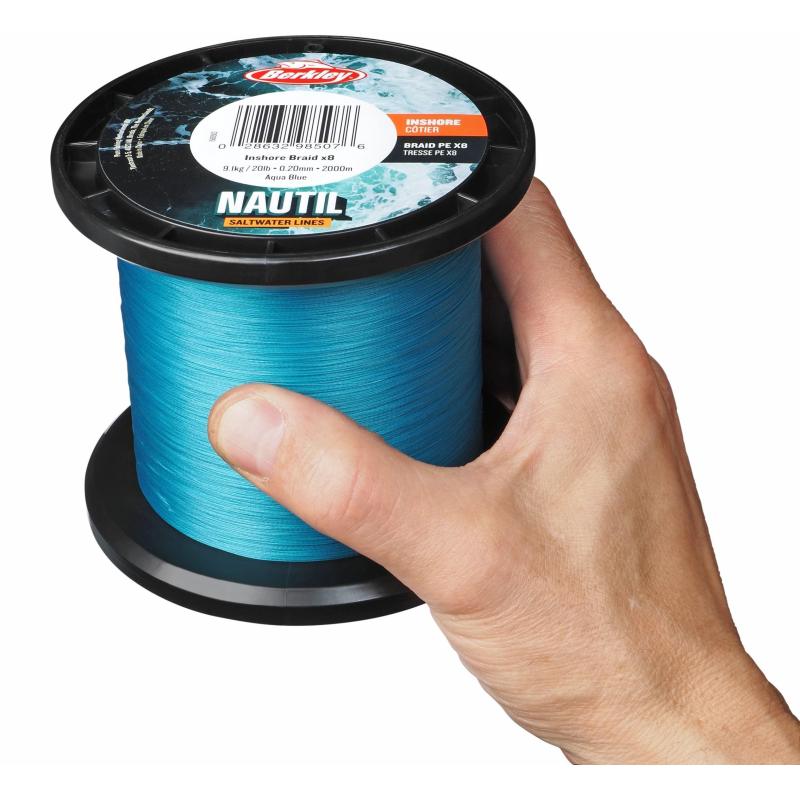 Berkley Nautil Braidx8 2000m 0.20mm Aquablue
