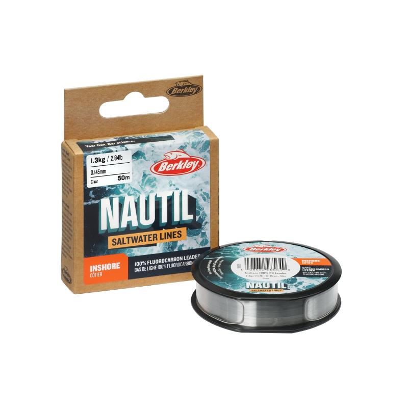 Berkley Nautil Inshore Fluorocarbon 50m 0.30mm Cl.