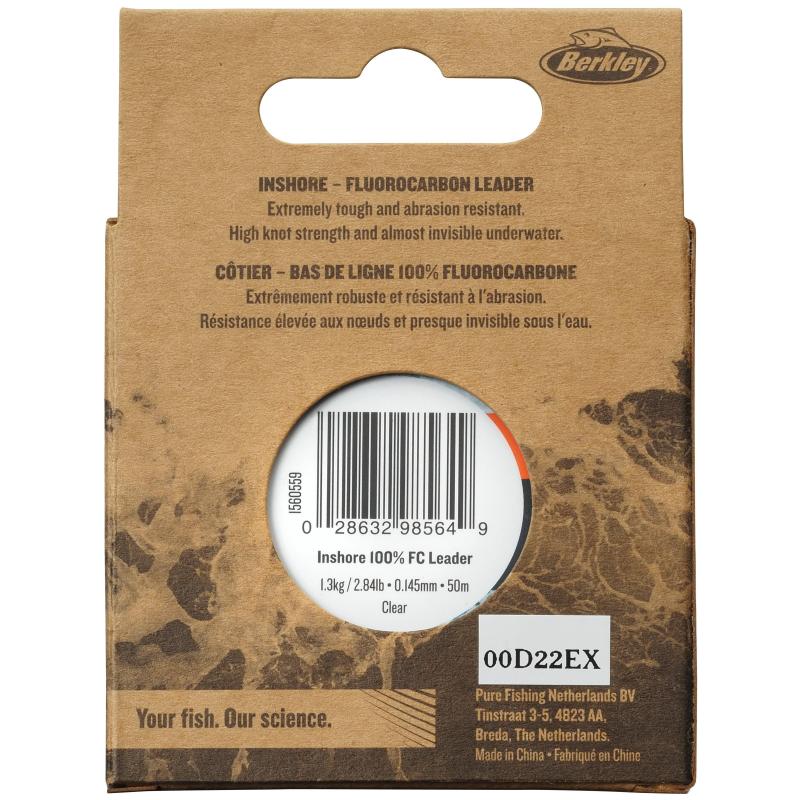 Berkley Nautil Inshore Fluorocarbon 50m 0.40mm Cl.