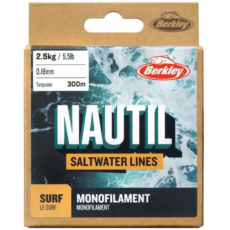 Berkley Nautil Monofilament 600m 0.25mm Turquoise