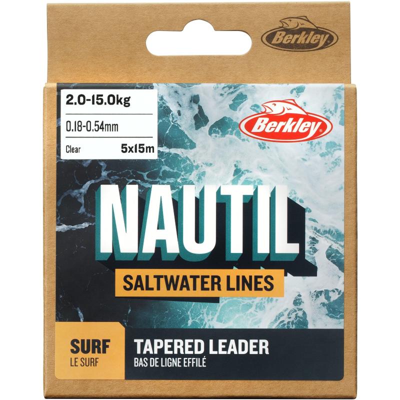 Berkley Nautil Mono Tapared 5X15m 0.28-0.57mm Clr