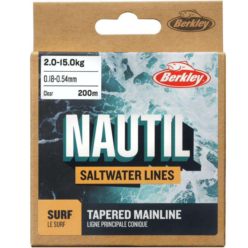 Berkley Nautil Mono Tapared 200m 0.23-0.57mm Clr
